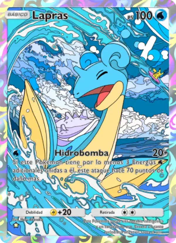 Lapras card in Spanish