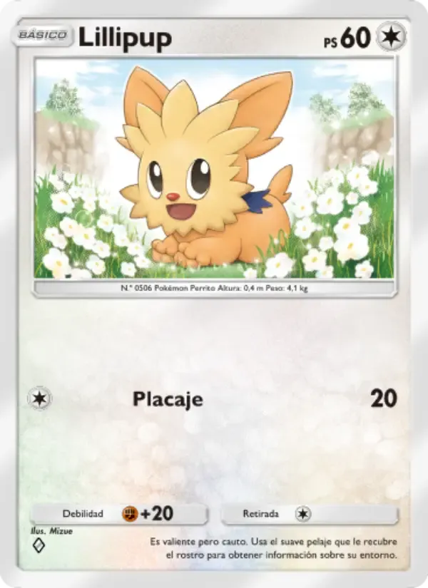 Lillipup card in Spanish