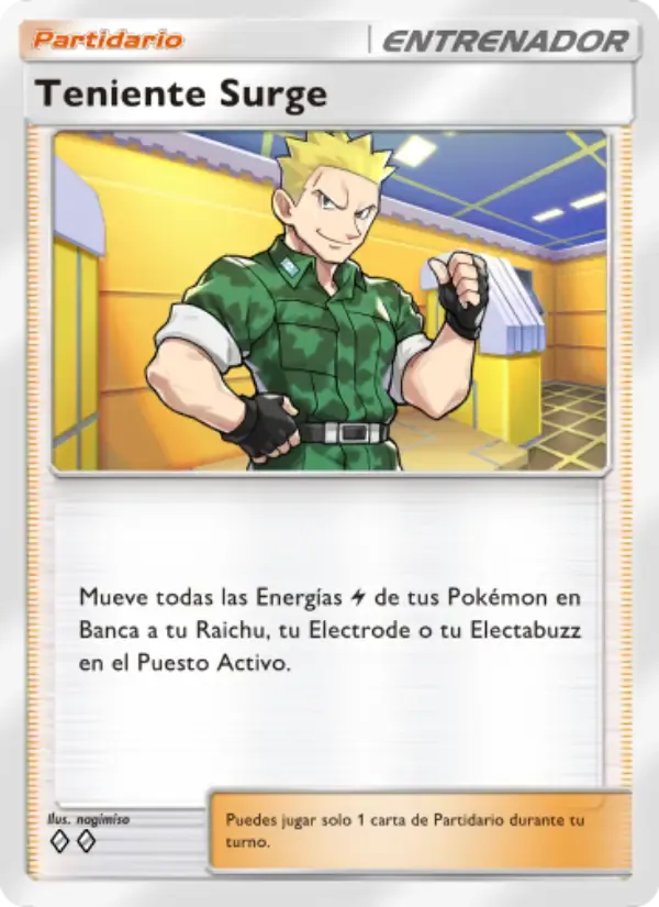 Lt. Surge card in Spanish