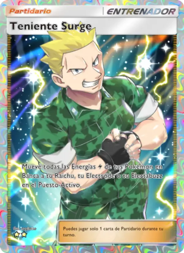 Lt. Surge card in Spanish