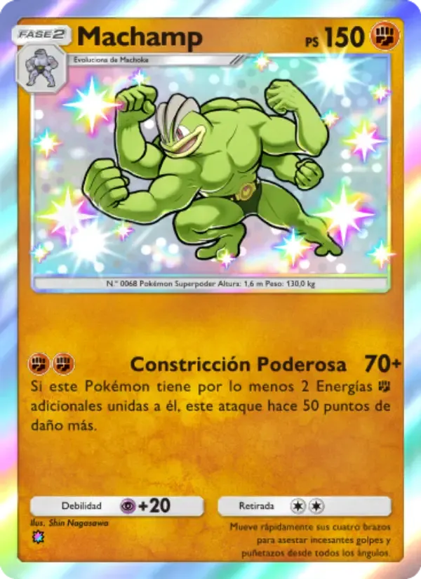 Machamp card in Spanish