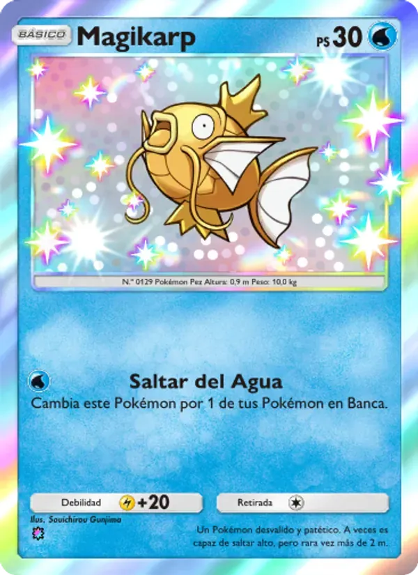 Magikarp card in Spanish