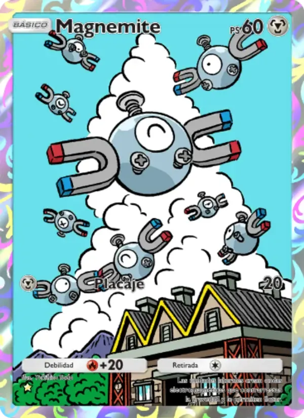 Magnemite card in Spanish