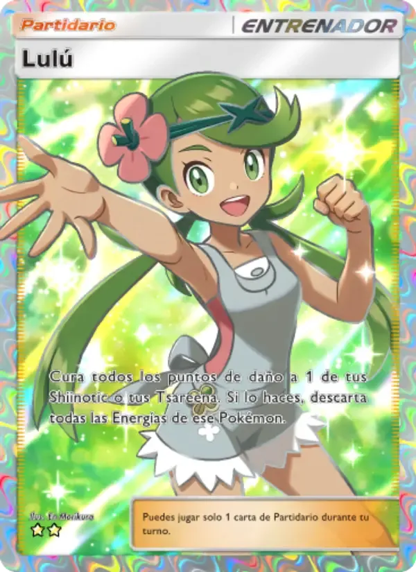 Mallow card in Spanish