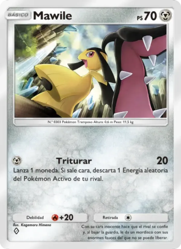 Mawile card in Spanish