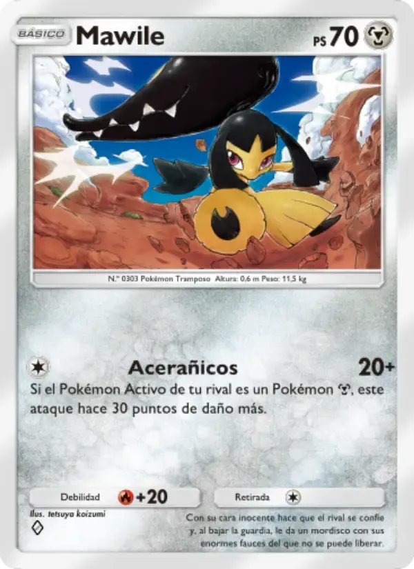 Mawile card in Spanish