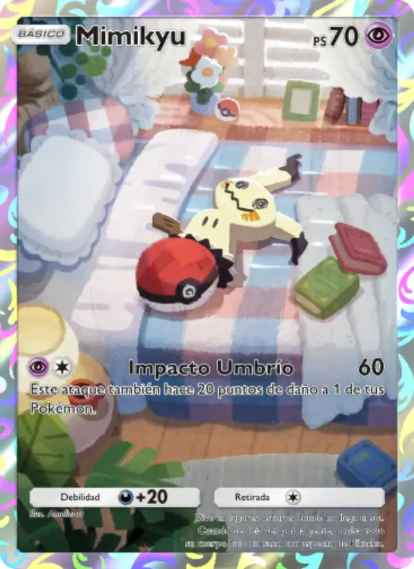 Mimikyu card in Spanish