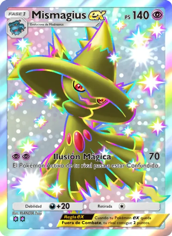 Mismagius ex card in Spanish