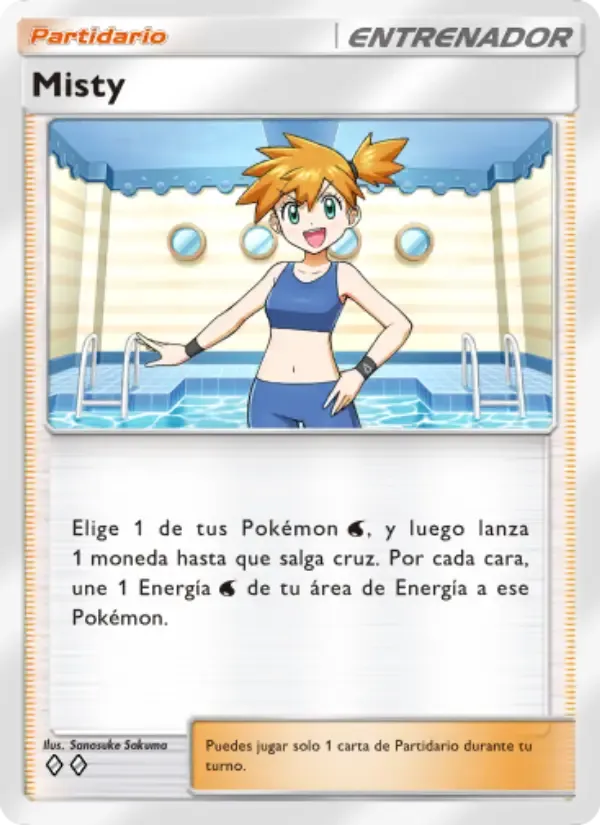 Misty card in Spanish