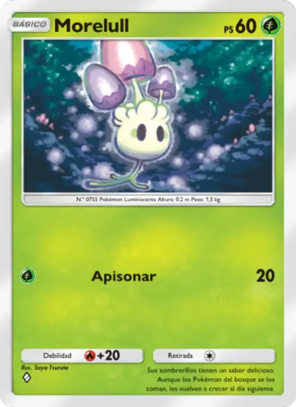 Morelull card in Spanish
