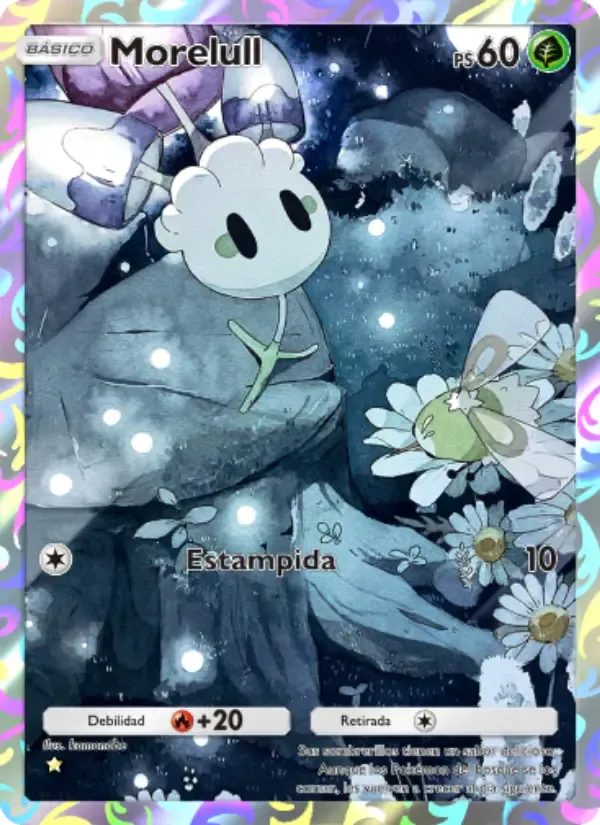 Morelull card in Spanish