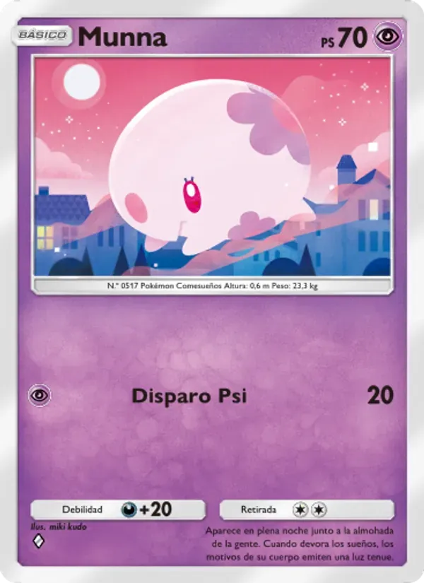 Munna card in Spanish
