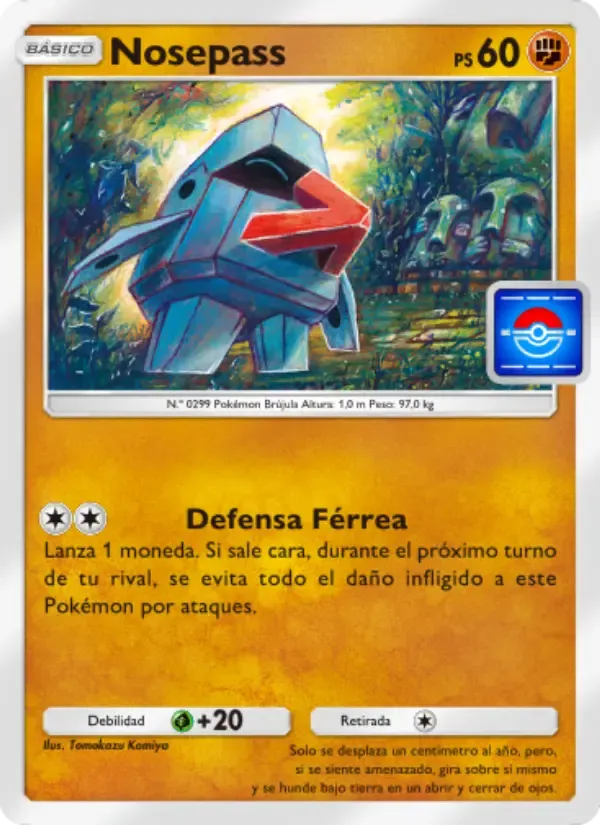 Nosepass card in Spanish