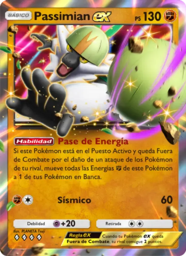 Passimian ex card in Spanish