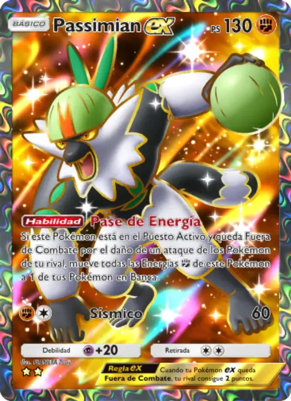 Passimian ex card in Spanish
