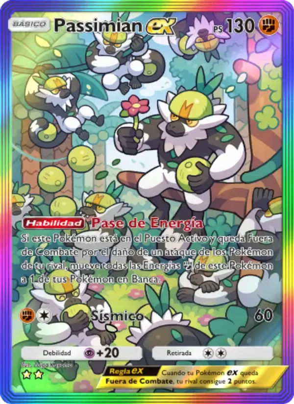 Passimian ex card in Spanish