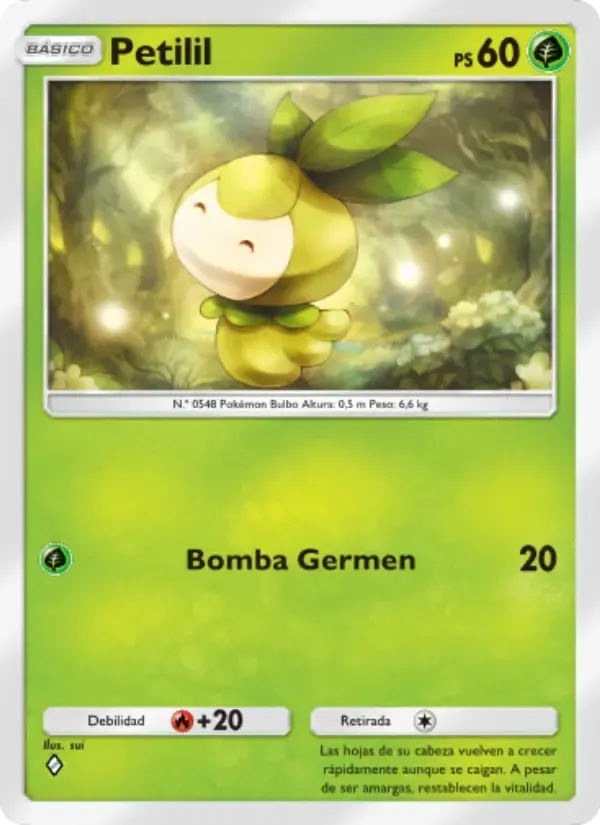 Petilil card in Spanish