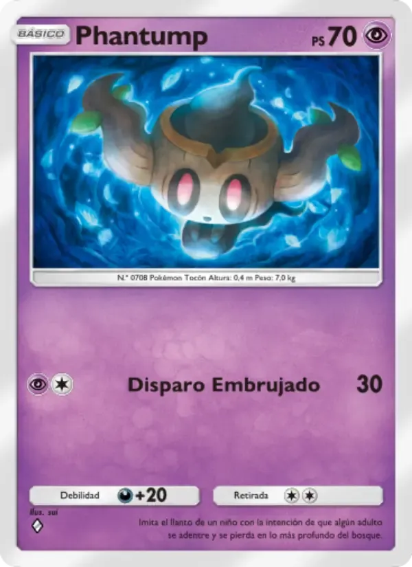 Phantump card in Spanish