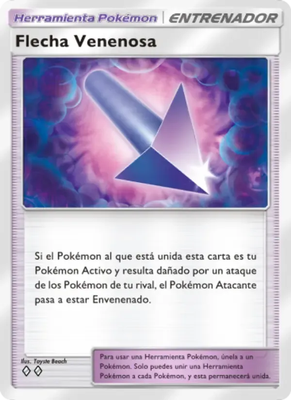 Poison Barb card in Spanish