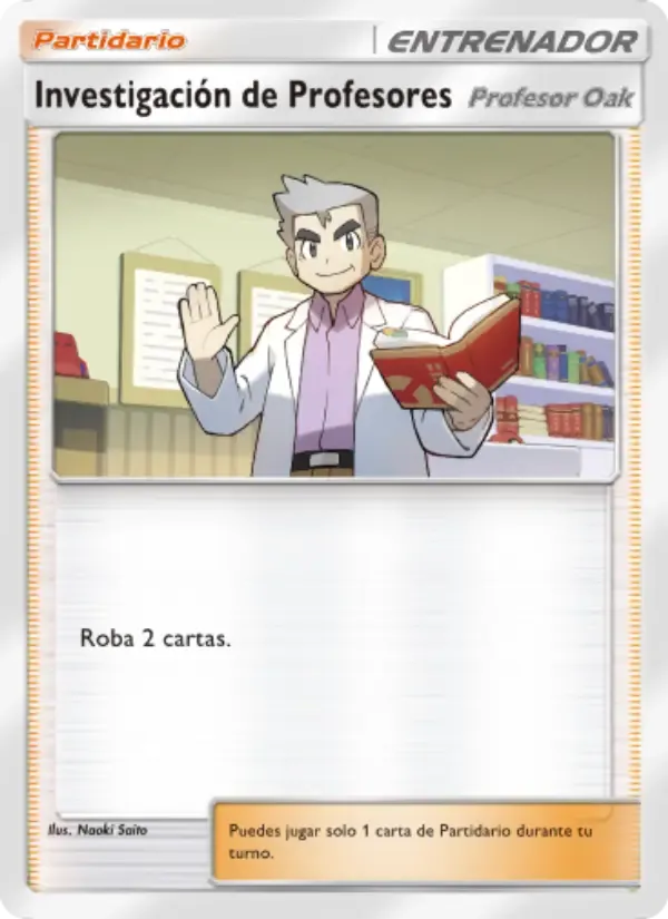 Professor's Research card in Spanish