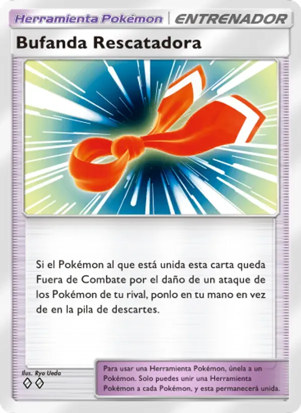 Rescue Scarf card in Spanish