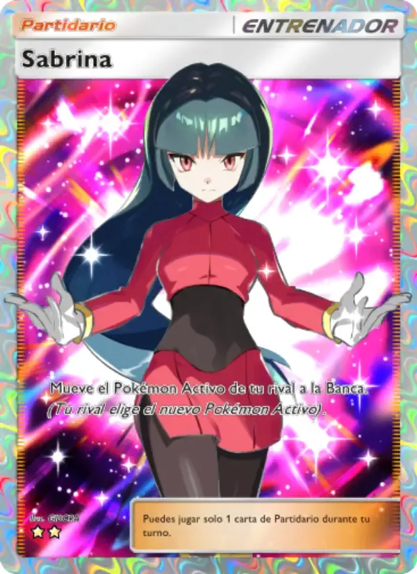Sabrina card in Spanish