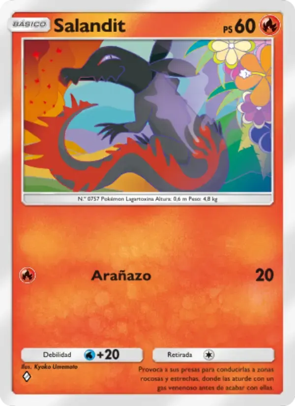 Salandit card in Spanish