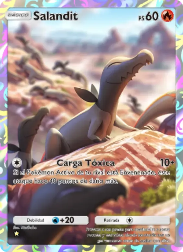 Salandit card in Spanish