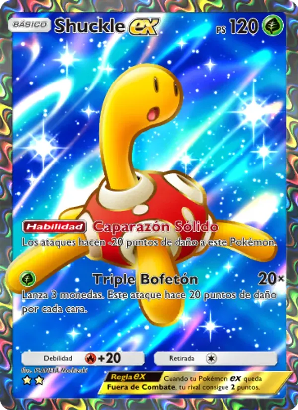 Shuckle ex card in Spanish