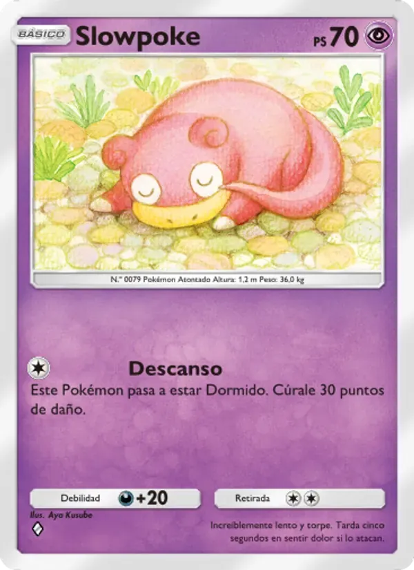 Slowpoke card in Spanish