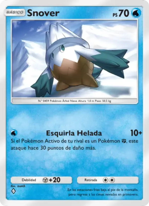 Snover card in Spanish