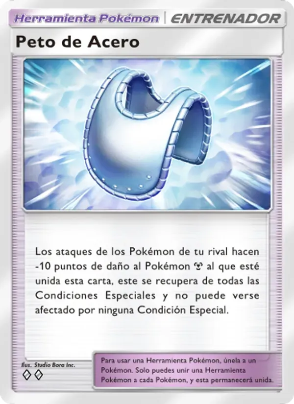 Steel Apron card in Spanish