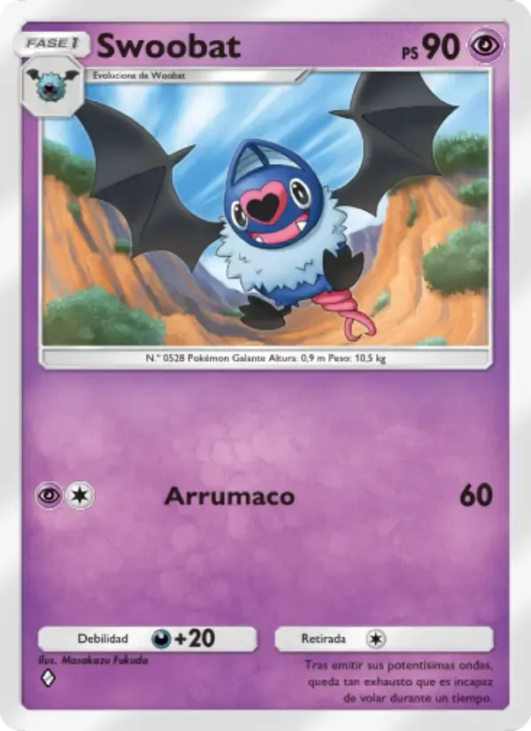 Swoobat card in Spanish