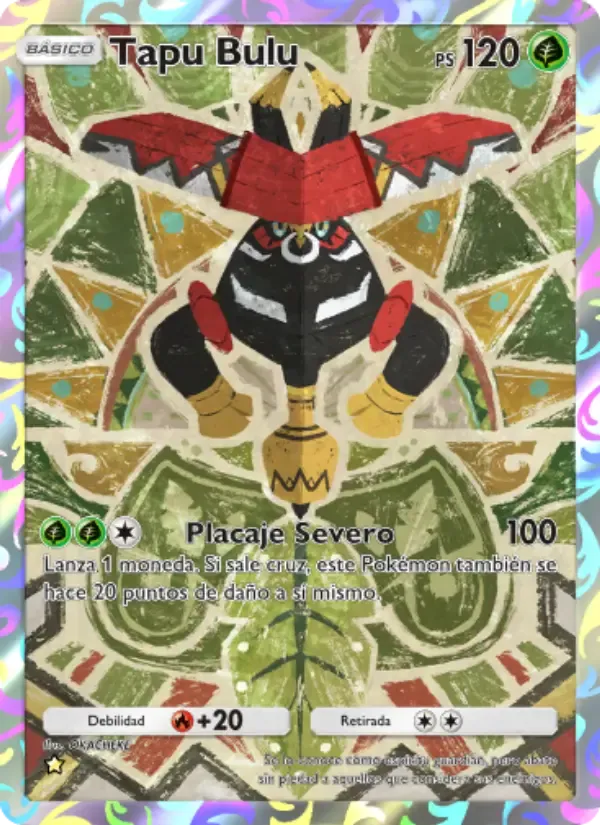 Tapu Bulu card in Spanish