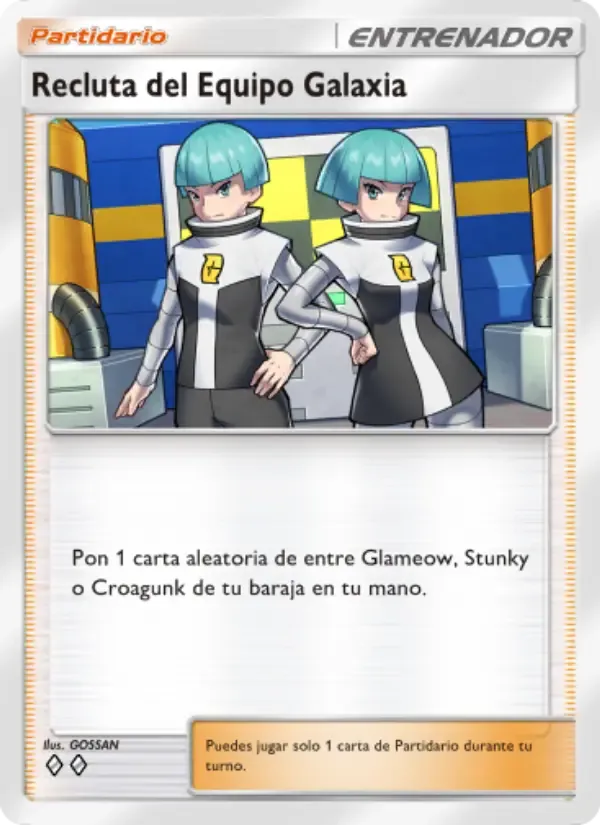 Team Galactic Grunt card in Spanish