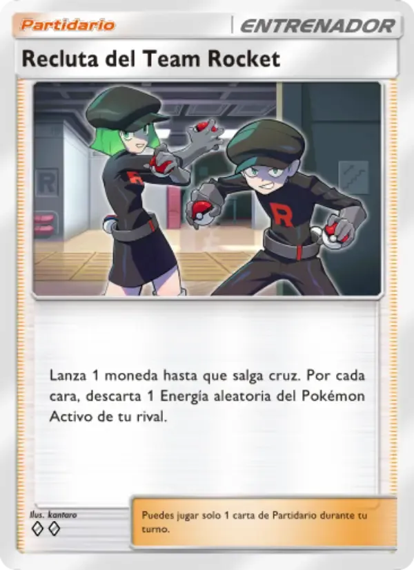 Team Rocket Grunt card in Spanish