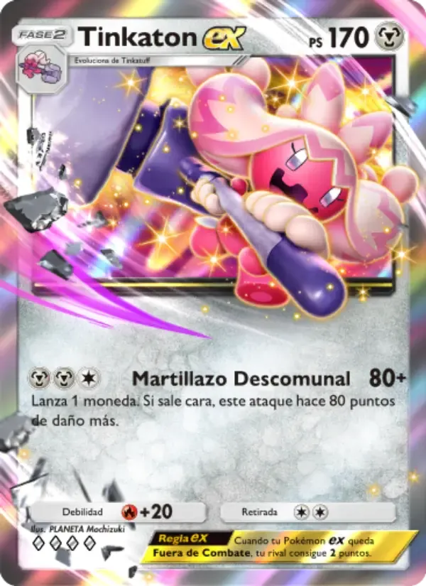 Tinkaton ex card in Spanish