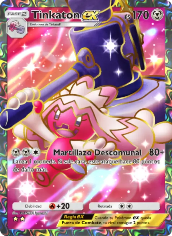 Tinkaton ex card in Spanish
