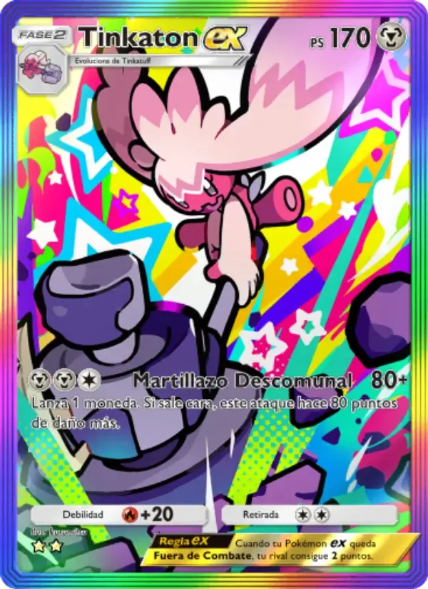Tinkaton ex card in Spanish
