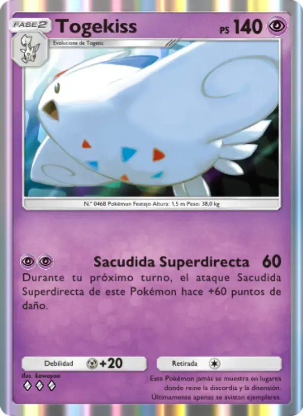 Togekiss card in Spanish