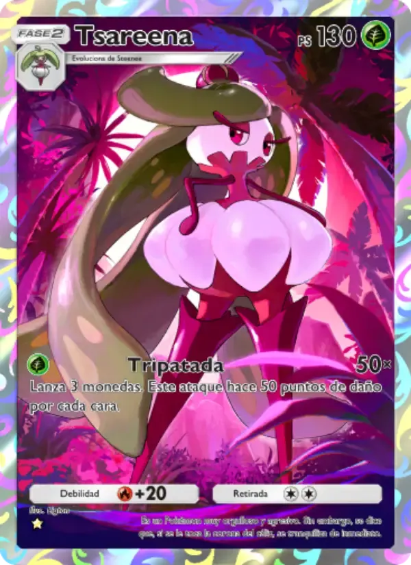 Tsareena card in Spanish