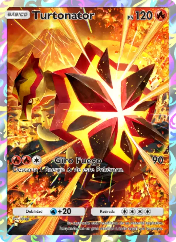 Turtonator card in Spanish