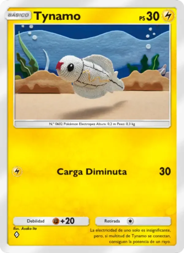 Tynamo card in Spanish