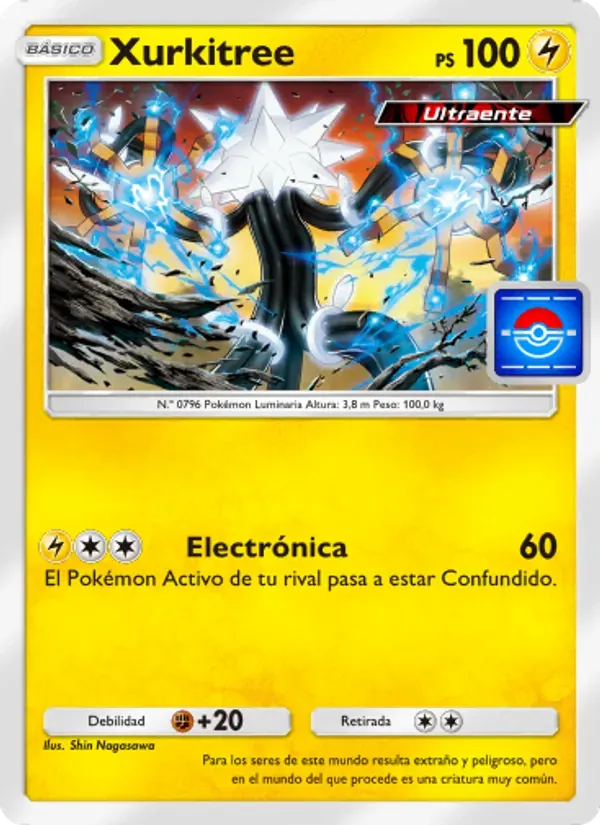 Xurkitree card in Spanish