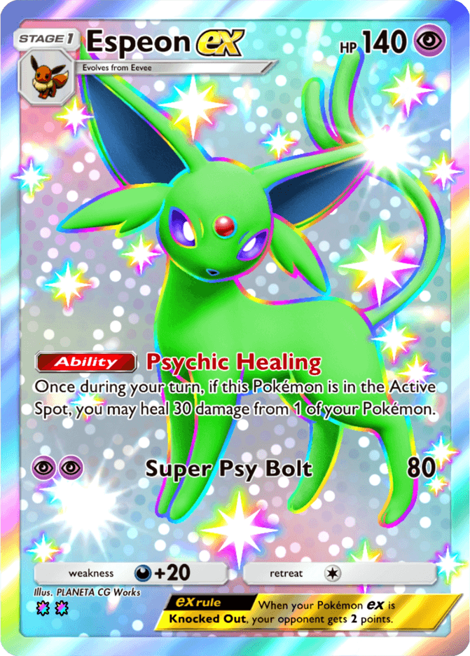 Espeon ex (b2-228) card in Pokémon TCG Pocket