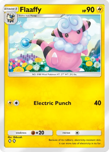Flaaffy (b1-083) card in Pokémon TCG Pocket
