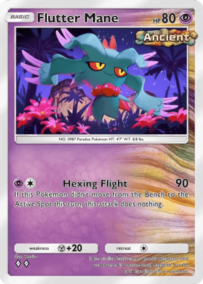 Flutter Mane (b3b-035) card in Pokémon TCG Pocket