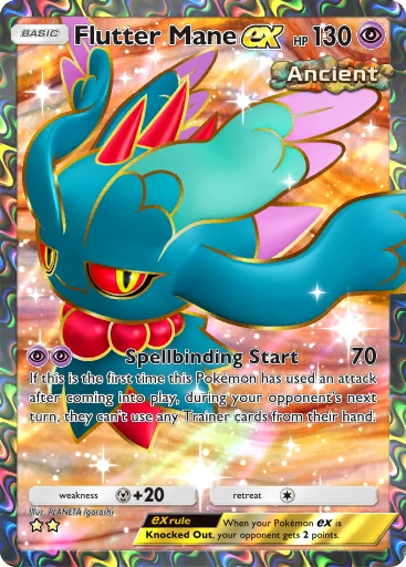 Flutter Mane ex (b3a-083) card in Pokémon TCG Pocket