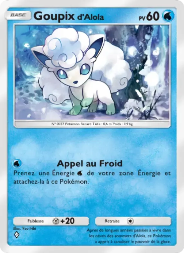 Alolan Vulpix card in French