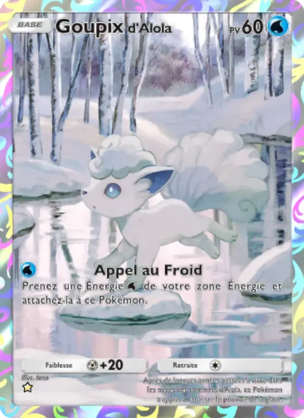 Alolan Vulpix card in French